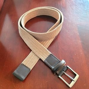 Men's Brown Braided Belt